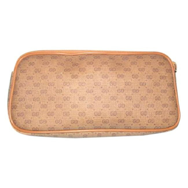 Gucci Leather Canvas Clutch