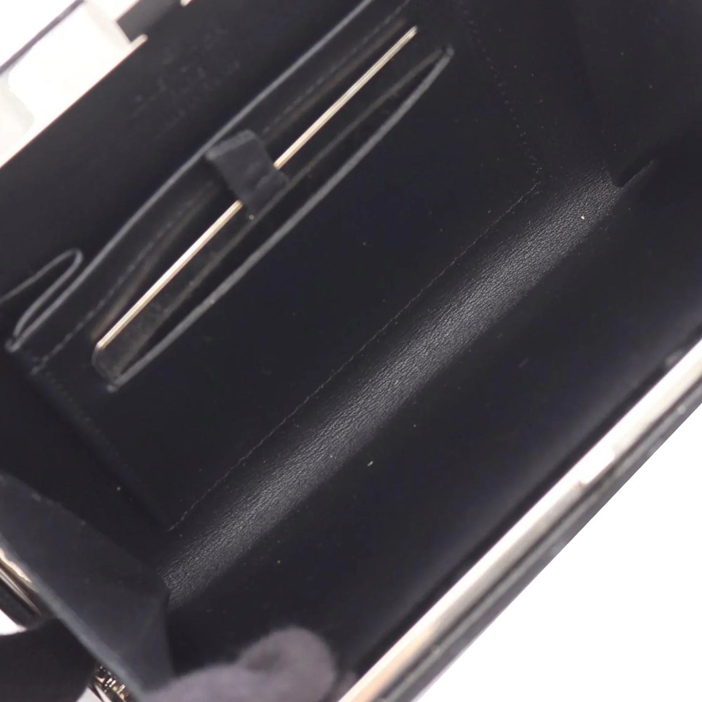 Black Louis Vuitton Monogram Satin Ange PM Handbag