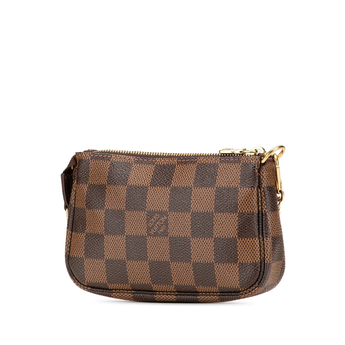 Brown Louis Vuitton Damier Ebene Trunks and Bags Mini Pochette Accessoires