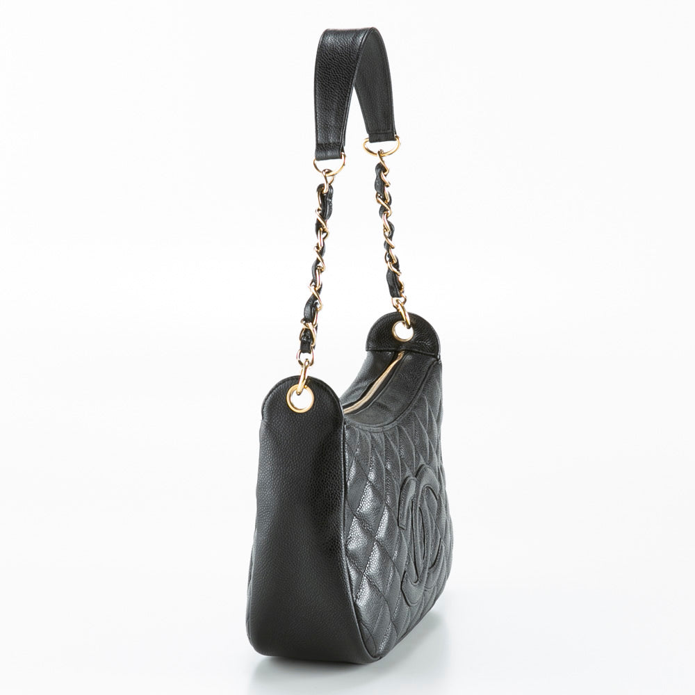 Chanel One Shoulder Caviar Skin Bag