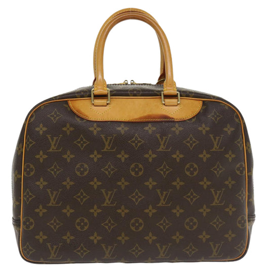 LOUIS VUITTON Monogram Deauville Hand Bag LV Auth