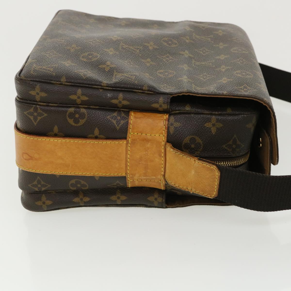 LOUIS VUITTON Monogram Naviglio Shoulder Bag SPO LV Auth