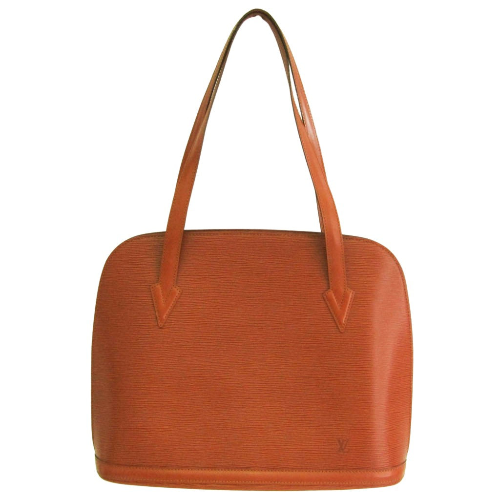 Louis Vuitton Brown Leather Lussac shopper bag