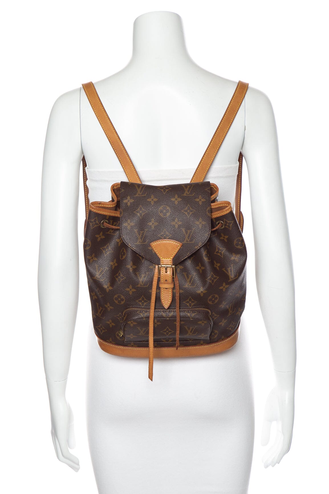 Louis Vuitton  1997 Brown Canvas Monogram Backpack