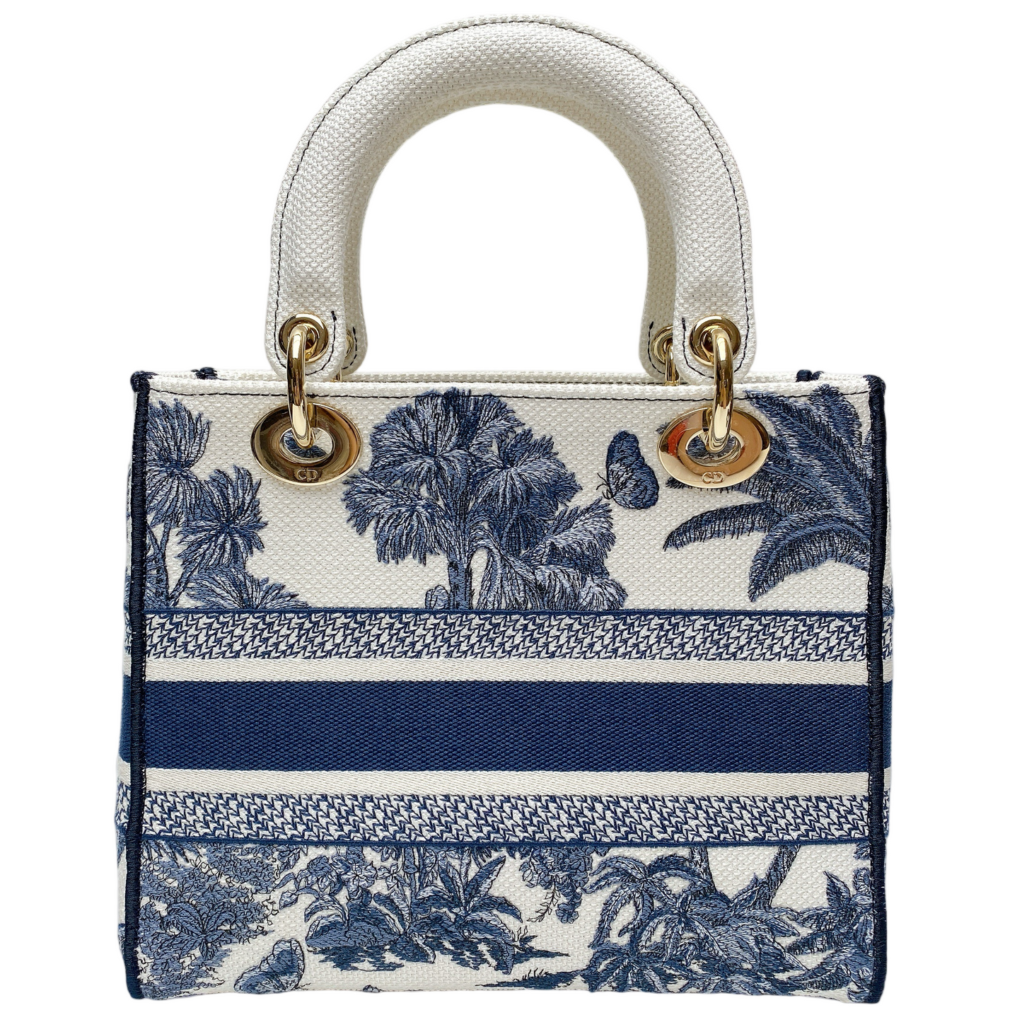Dior Lou Lady Dior Canvas Handbag