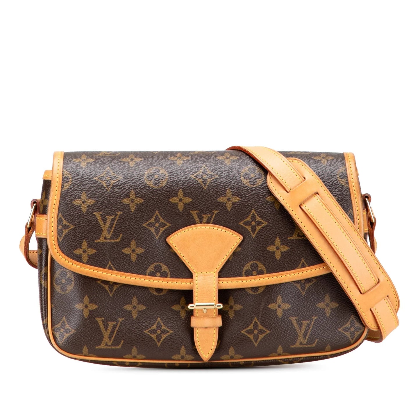 Brown Louis Vuitton Monogram Sologne Crossbody Bag