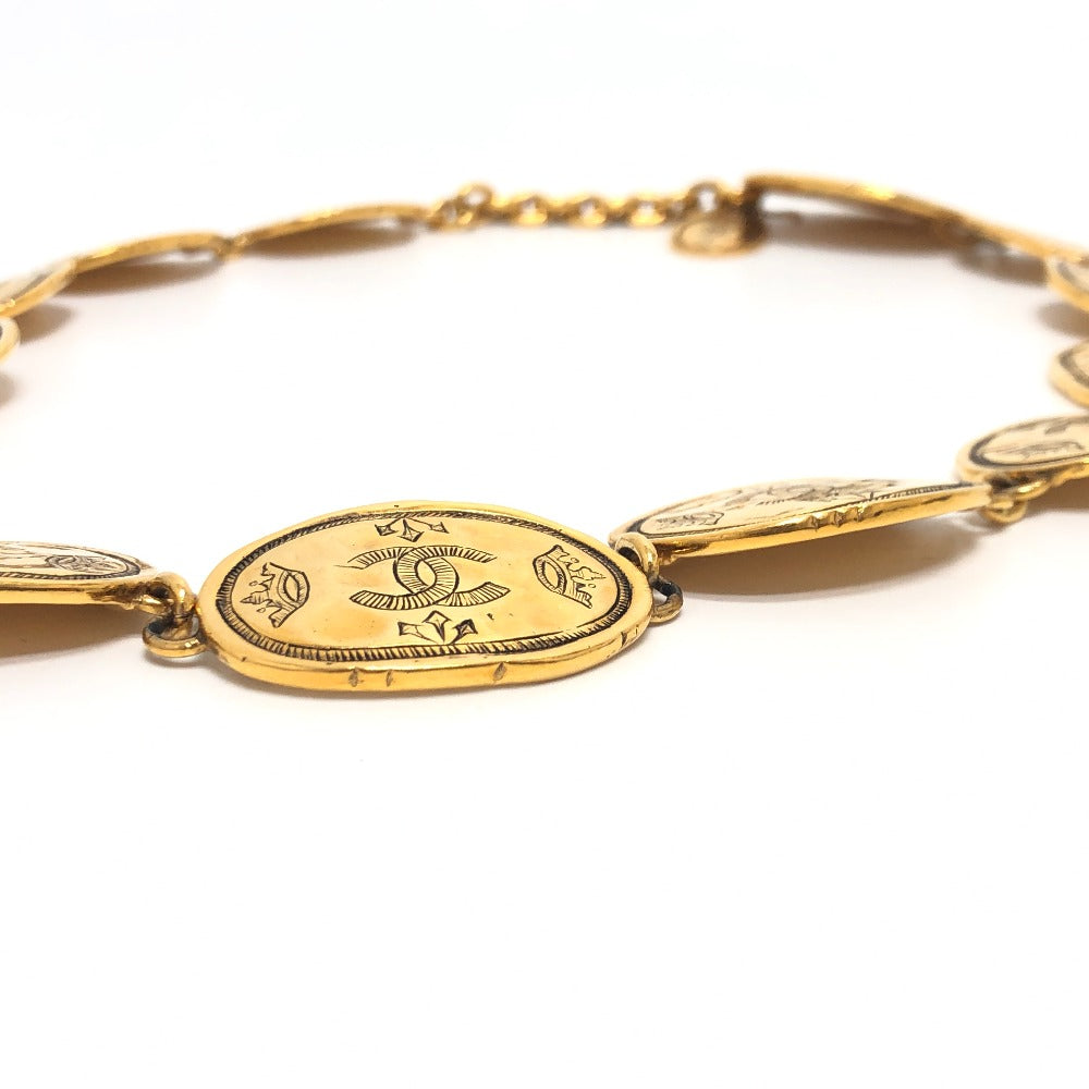 CHANEL belt 2ã»6 metal gold COCO Mark Medal