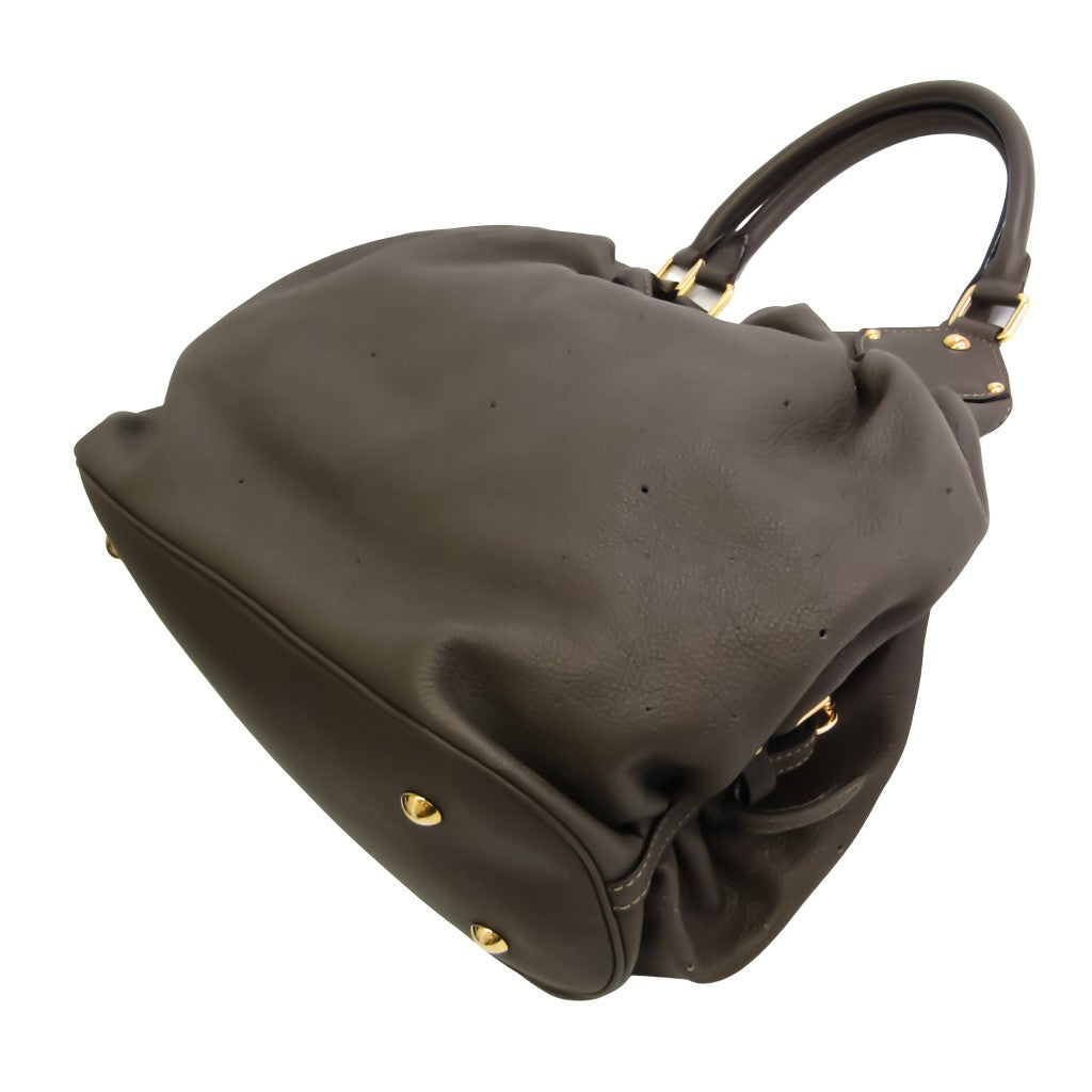 Louis Vuitton Brown Leather Mahina shopper bag