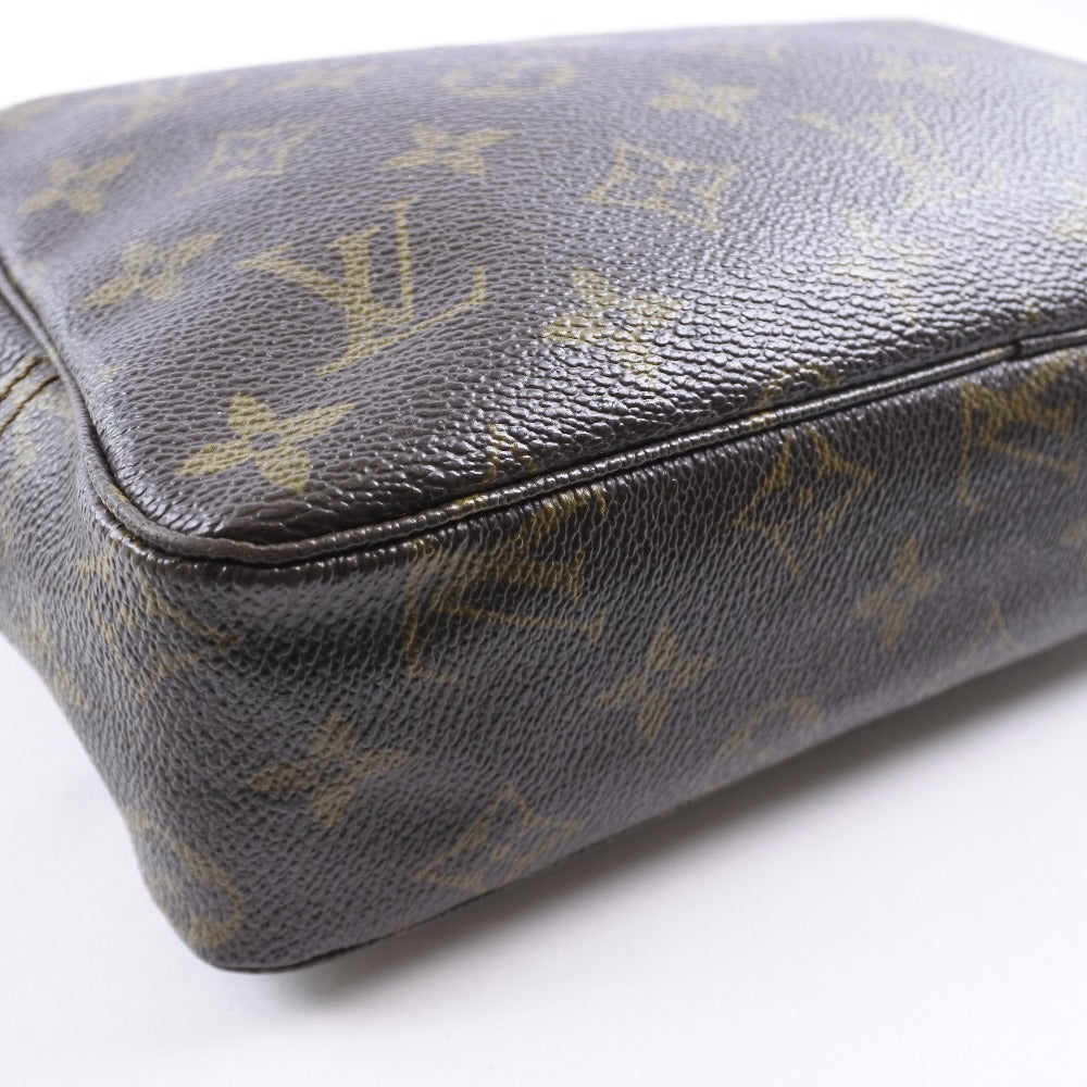 Louis Vuitton Brown Canvas Trousse de Toilette clutch bag