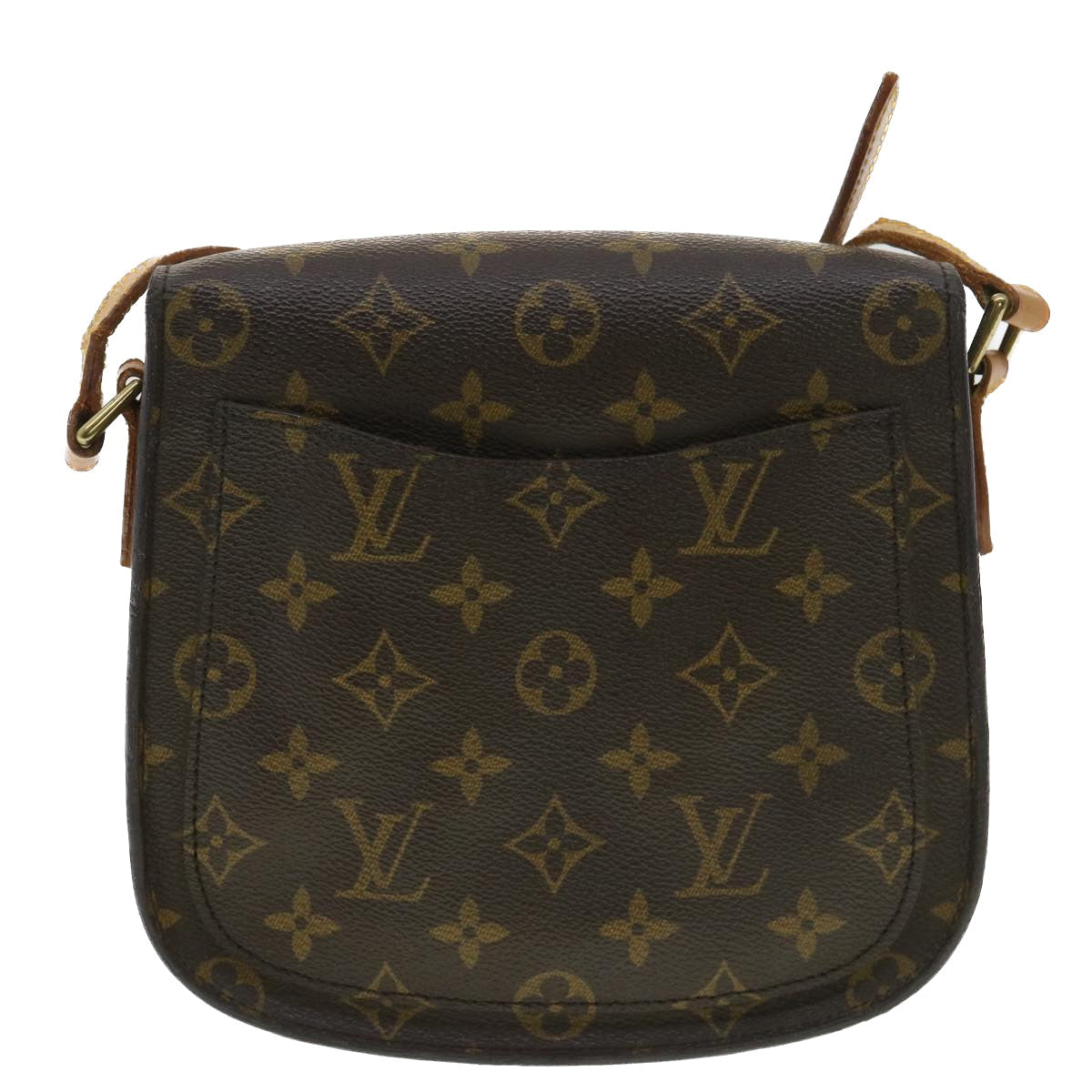 LOUIS VUITTON Monogram Saint Cloud MM Shoulder Bag LV Auth