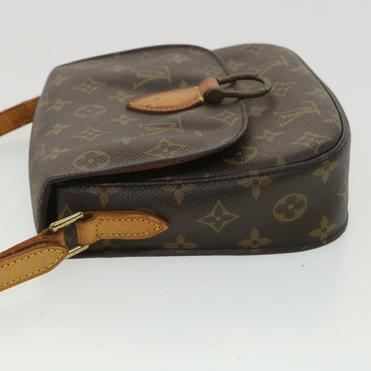 LOUIS VUITTON Monogram Saint Cloud MM Shoulder Bag LV Auth