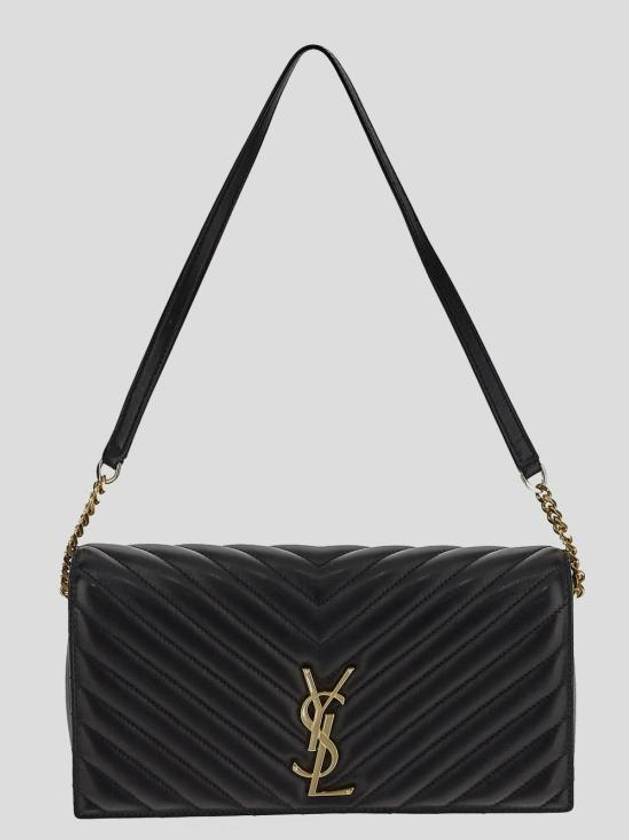 Luxury Saint Laurent Trending 2025 Kate 99 Chain Quilted Lambskin Shoulder Bag Black
