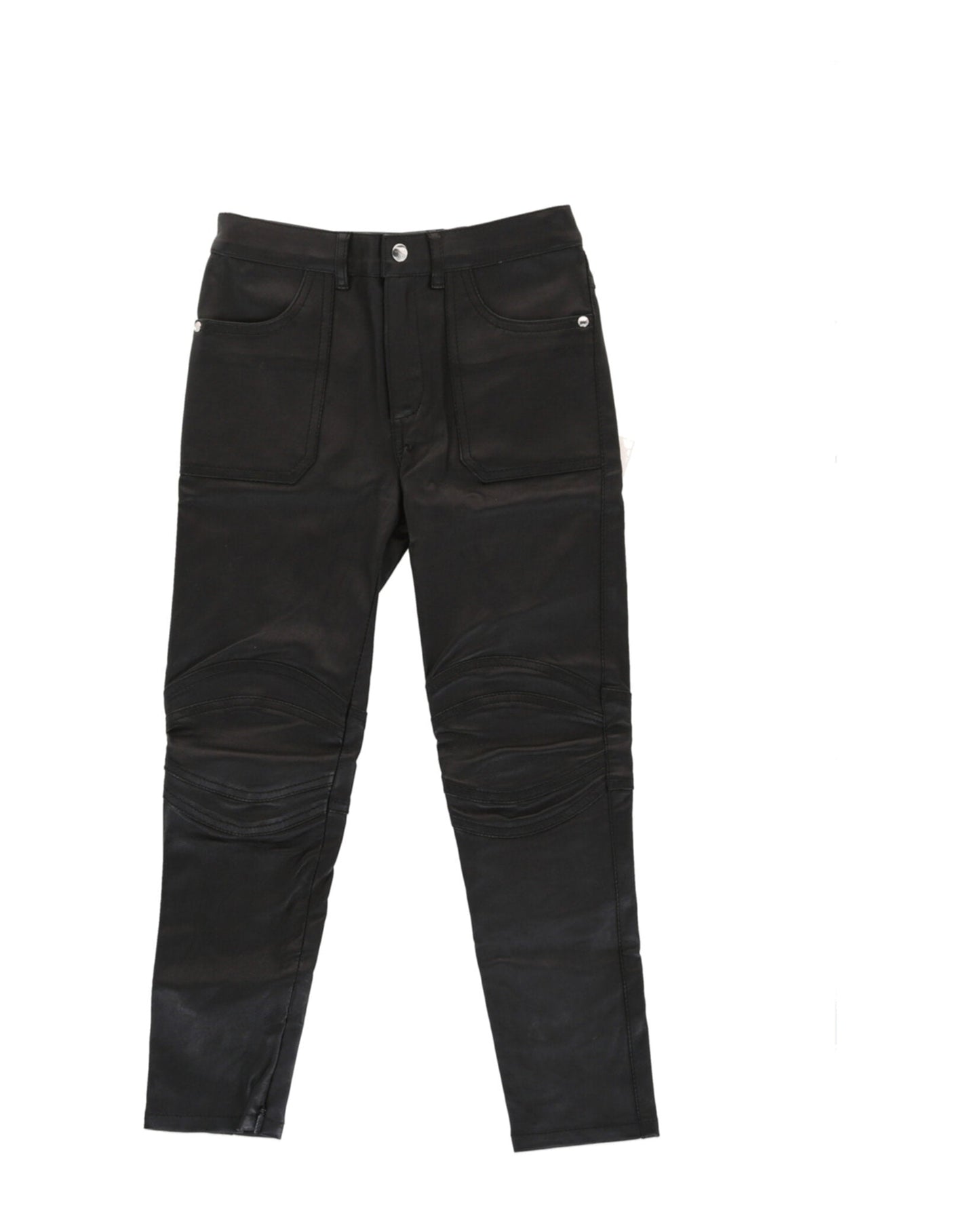 Gucci Boys Leather Slim Leg Pants