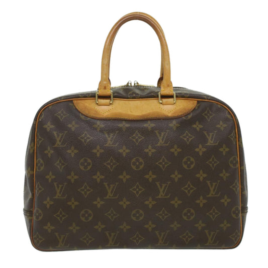 LOUIS VUITTON Monogram Deauville Hand Bag M47270 LV Auth 35806