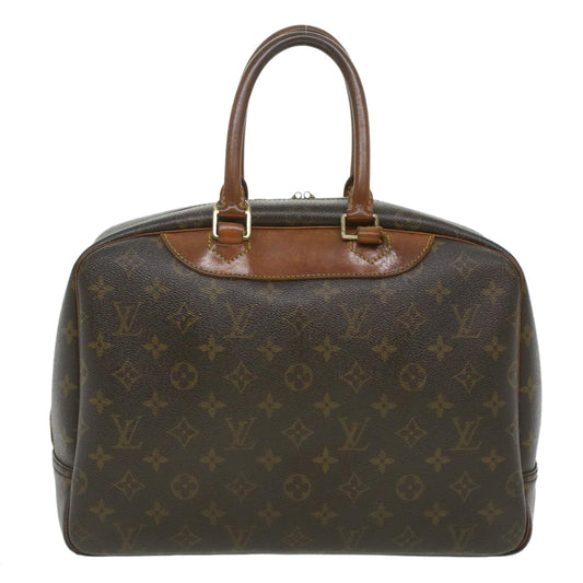 LOUIS VUITTON Monogram Deauville Hand Bag M47270 LV Auth 35807