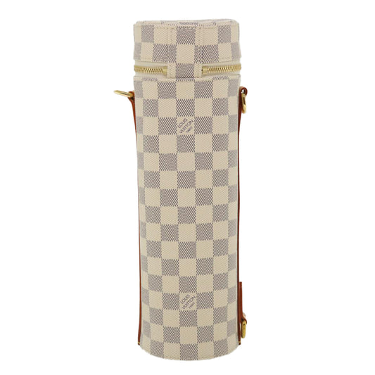 LOUIS VUITTON Damier Azur Porte Buteil Bottle Shoulder Bag GI0373 LV Auth 35906A
