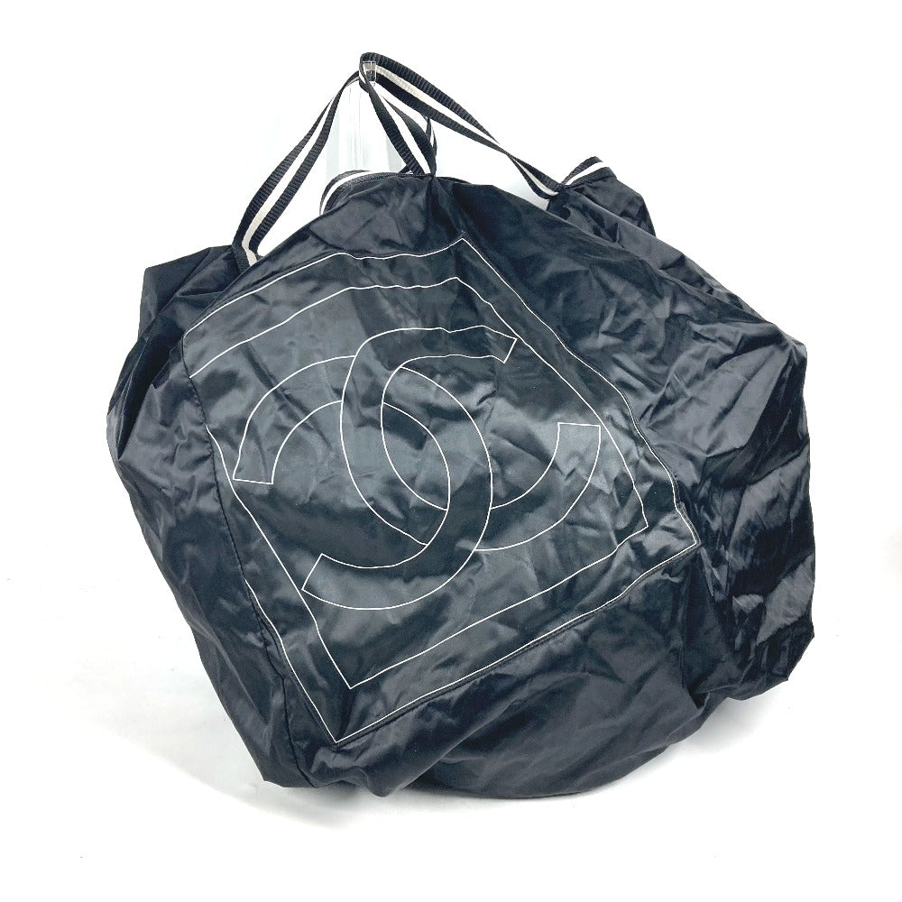 CHANEL Shoulder Bag Nylon black sportssports CC COCO Mark logo Women