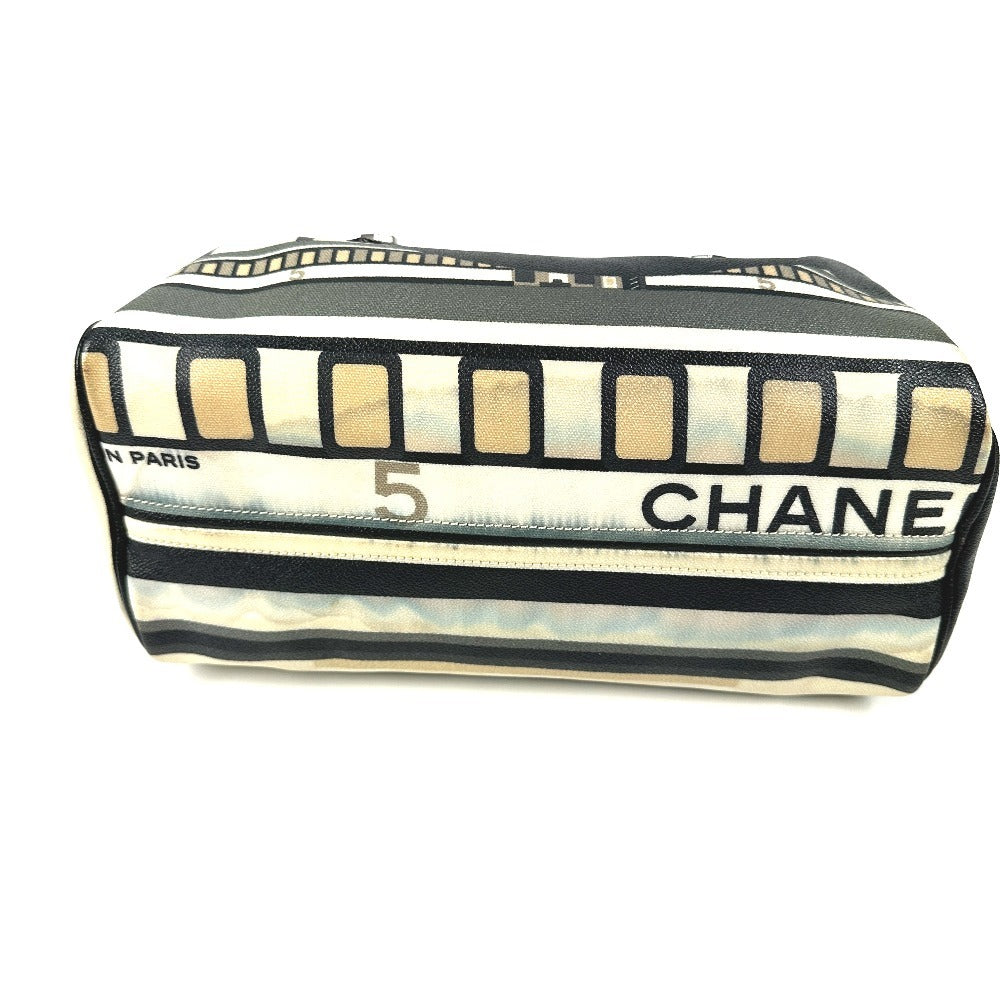 CHANEL Boston Duffel bag PVC black Central station Women
