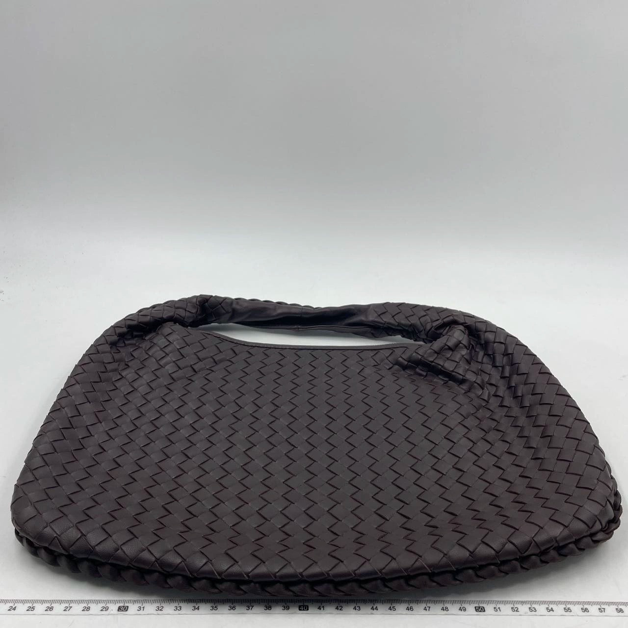 Bottega Veneta Intrecciato Hobo Bag Medium Brown Lambskin leather 40cm Never Worn