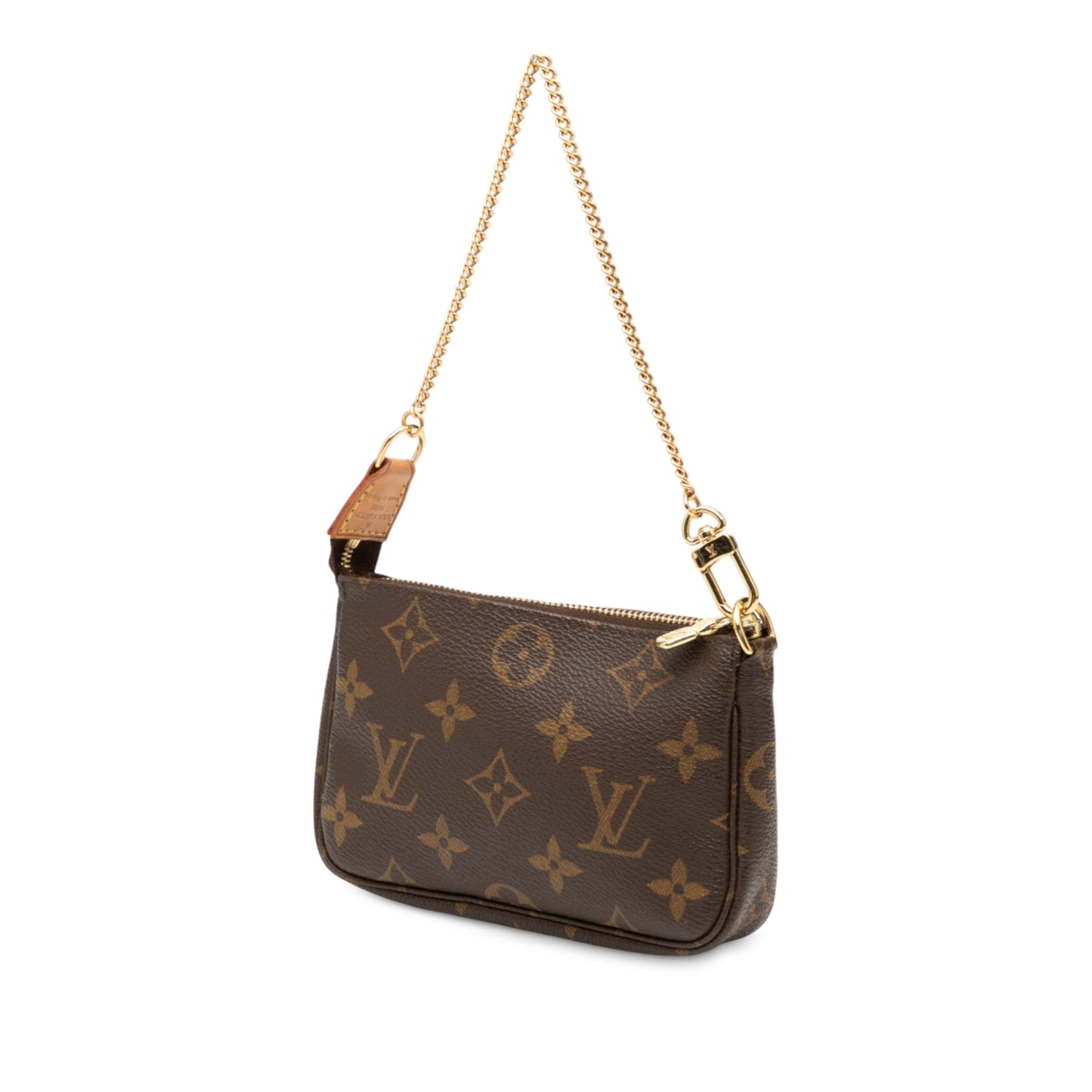 Brown Louis Vuitton Monogram Mini Pochette Accessoires Handbag