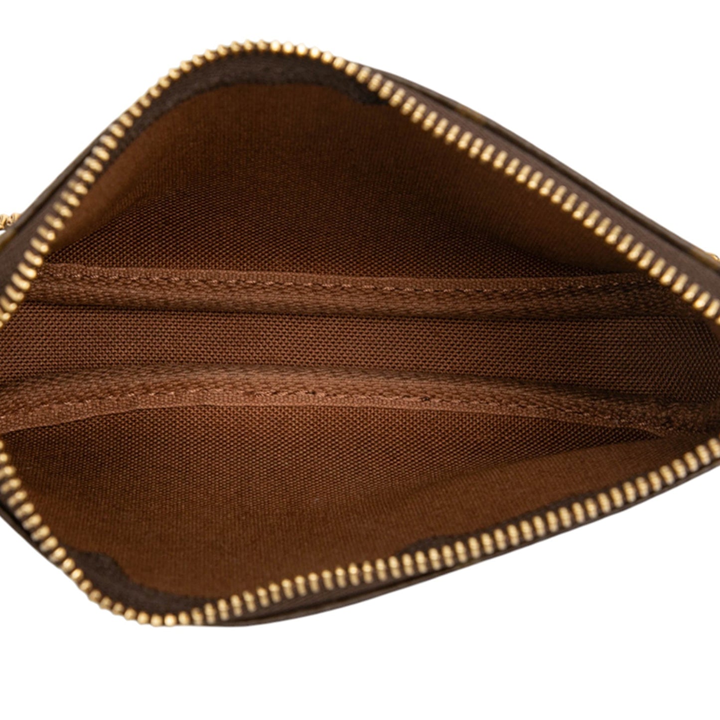 Brown Louis Vuitton Monogram Mini Pochette Accessoires Handbag