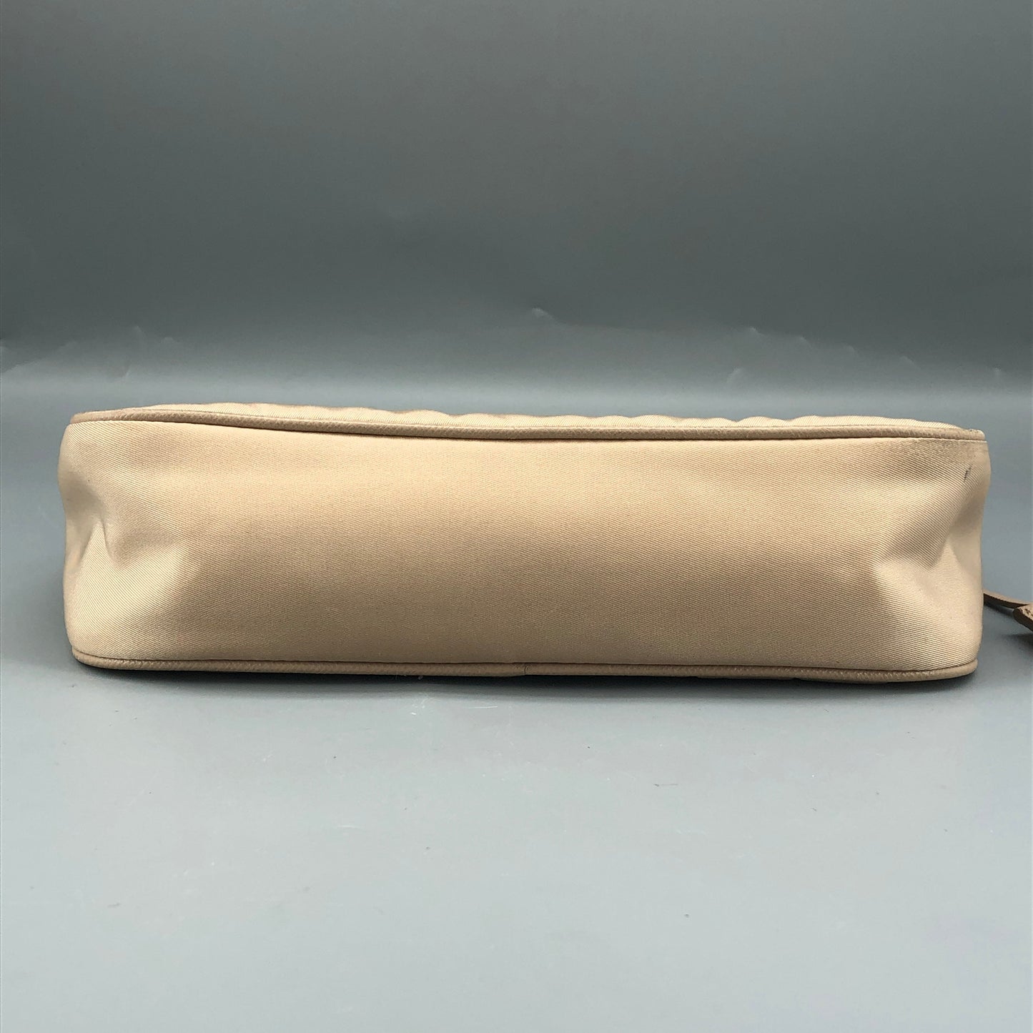 Prada Re-Nylon Classic Hobo Shoulder Bag Beige