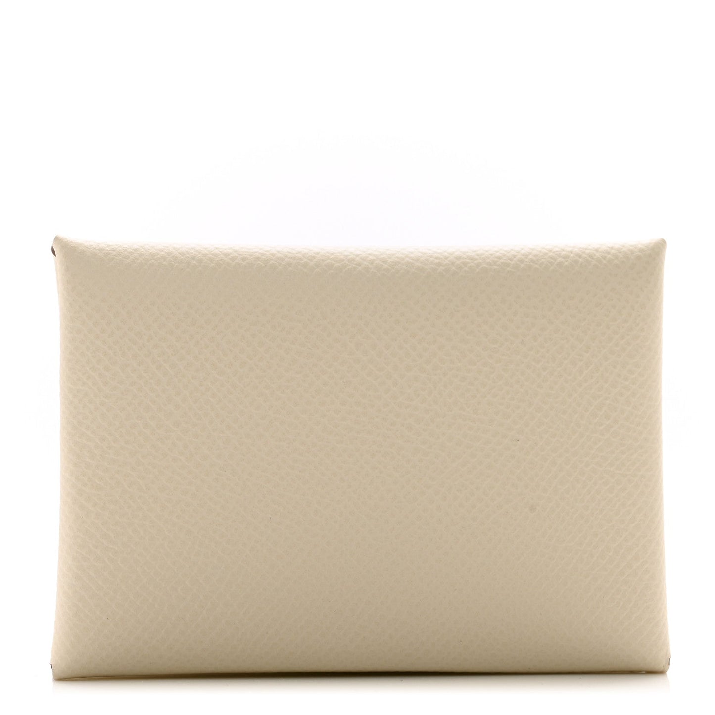 Hermes Epsom Calvi Duo Card Case Craie