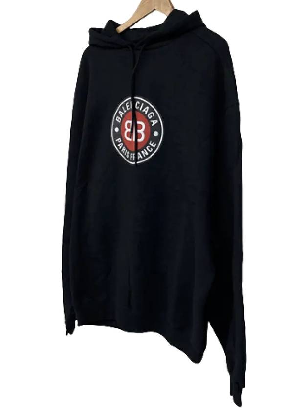 Luxury Balenciaga Trending 2026 Men's Logo Hoodie Black
