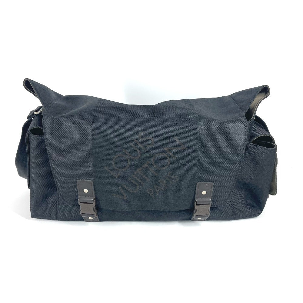 LOUIS VUITTON Shoulder Bag M93076 Damier Jean Canvas black Damier Jean Perrier unisex(Unisex)