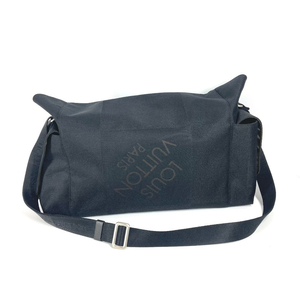 LOUIS VUITTON Shoulder Bag M93076 Damier Jean Canvas black Damier Jean Perrier unisex(Unisex)