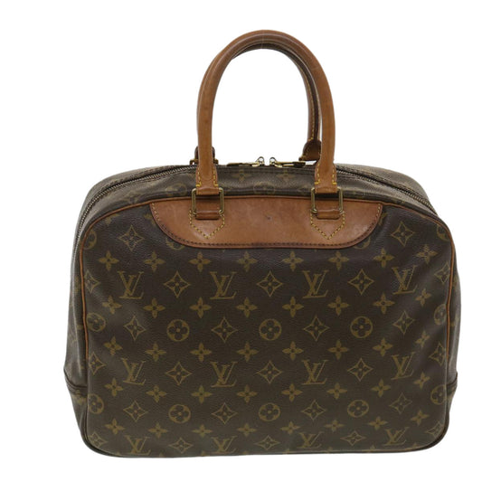LOUIS VUITTON Monogram Deauville Hand Bag M47270 LV Auth 36157