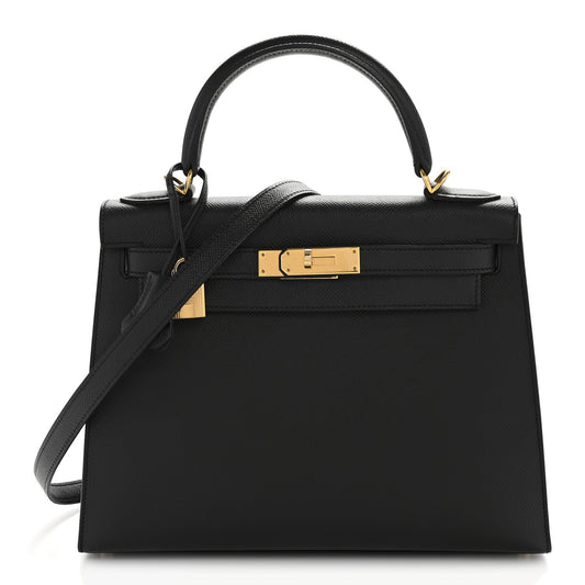 Hermes Epsom Kelly Sellier 28 Black