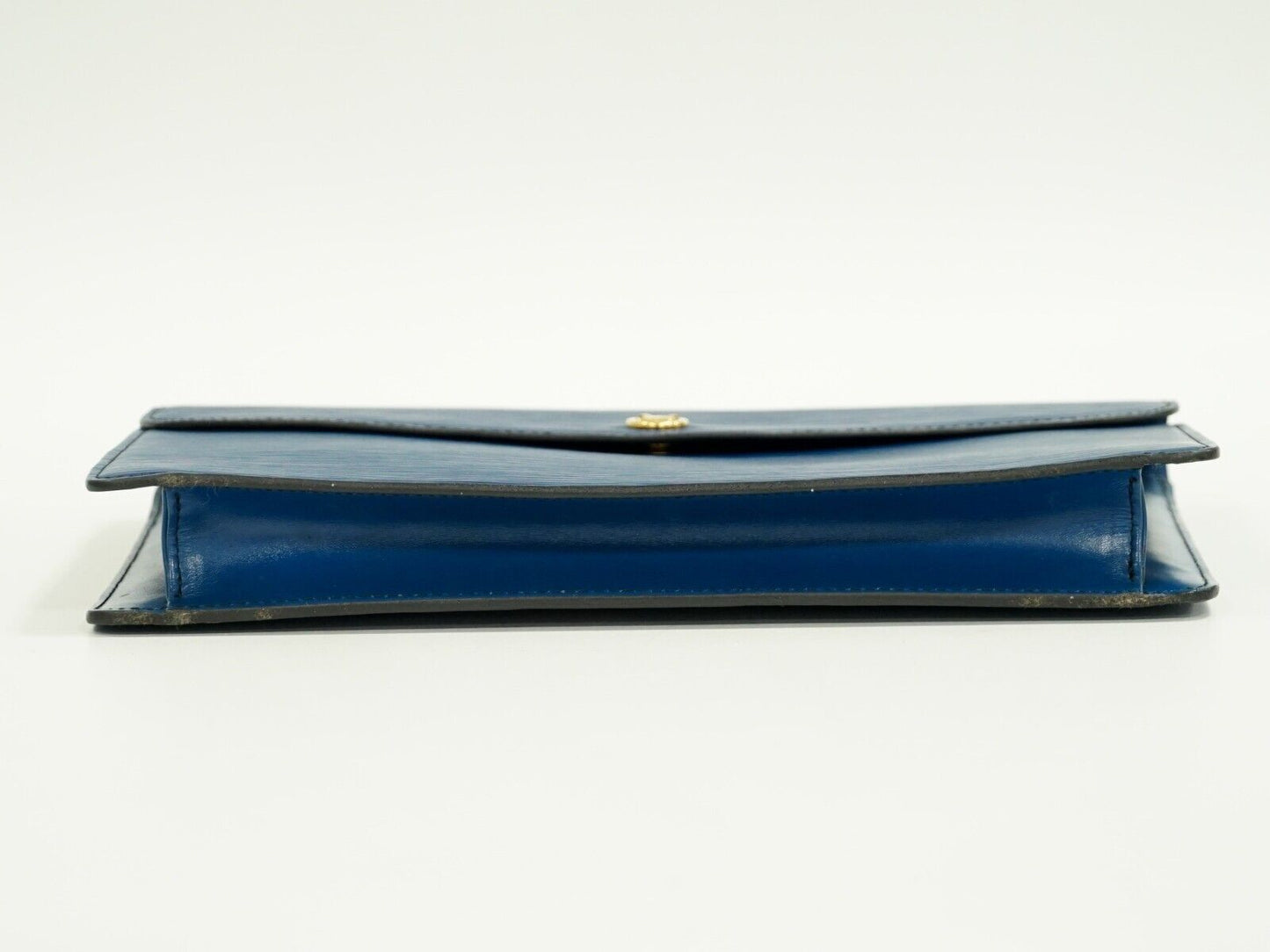 Louis Vuitton Blue Leather Montaigne handbag bag