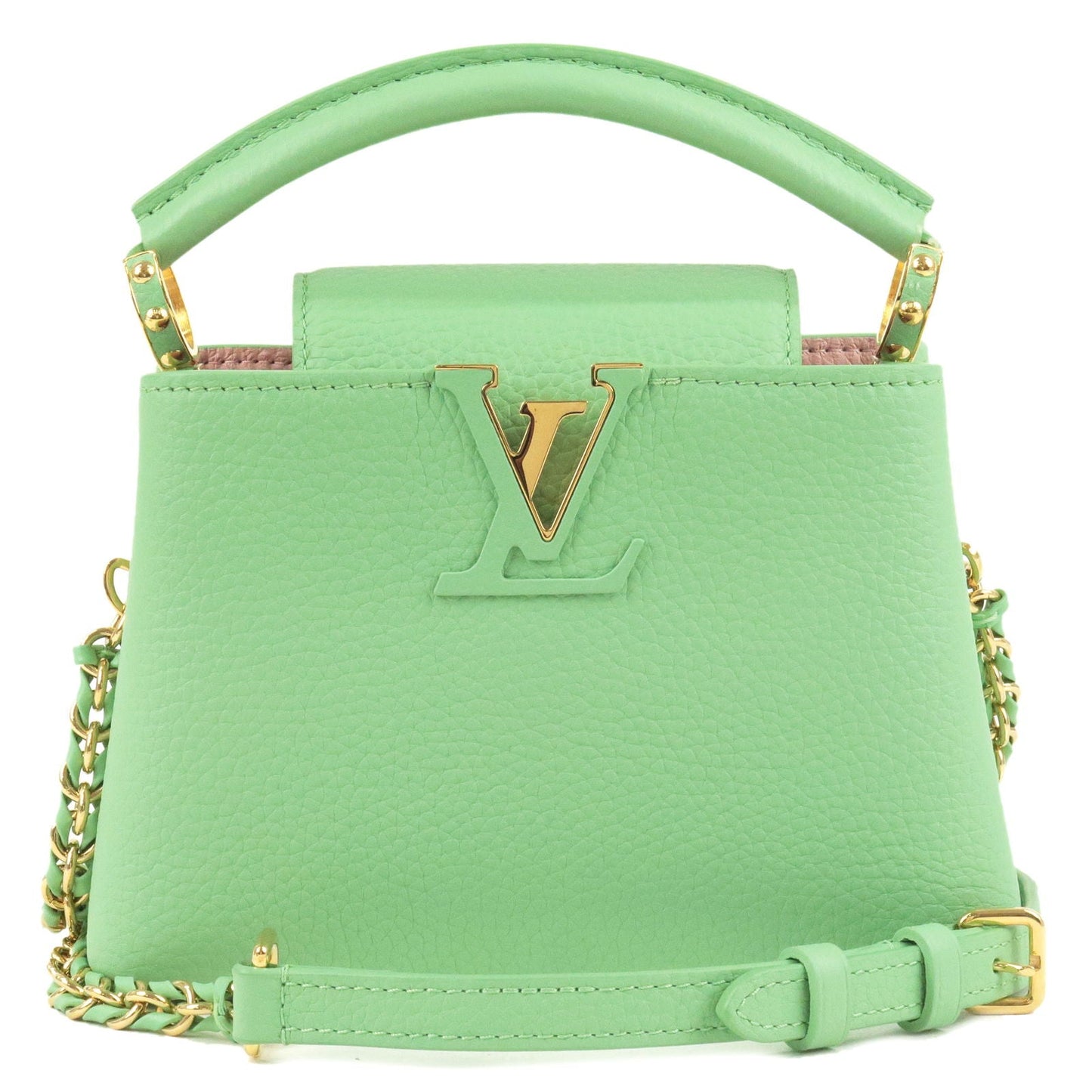Louis Vuitton Capucines Mini 2Way Hand Bag Green M59928