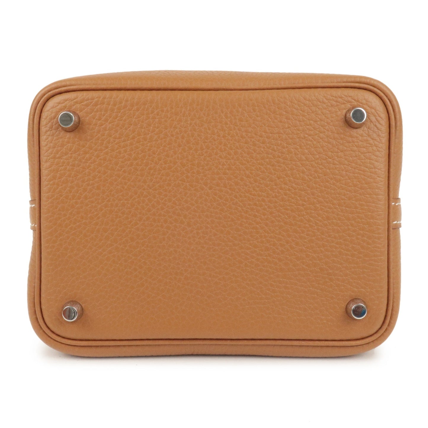 Luxury Hermes Picotin Lock PM Taurillon Clemence Hand Bag Gold