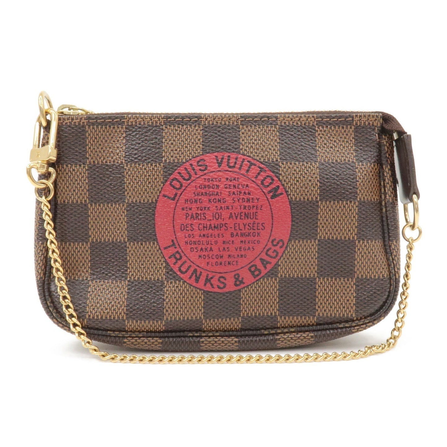 Louis Vuitton Damier T&B Mini Pochette Accessoires Pouch N58011