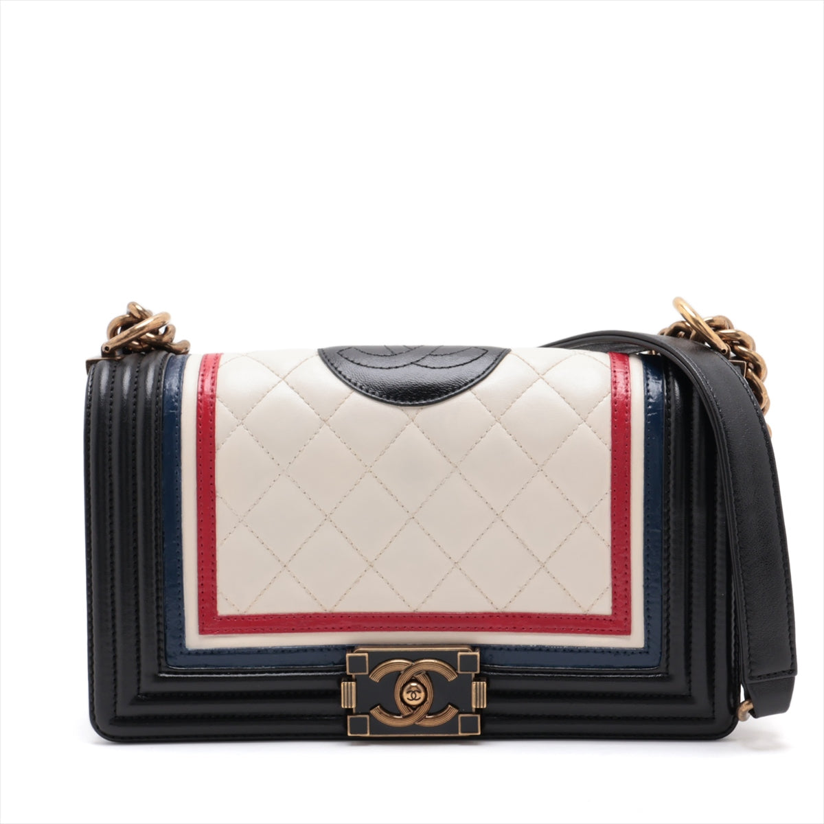 Chanel Boy Chanel 25  Chain Shoulder Bag Multi-Color G   A67086