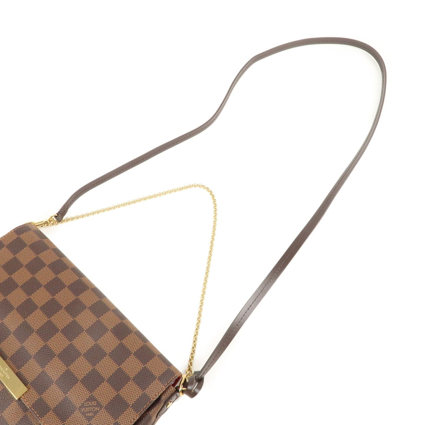 Louis Vuitton Damier Favorite MM 2Way Shoulder Bag N41129