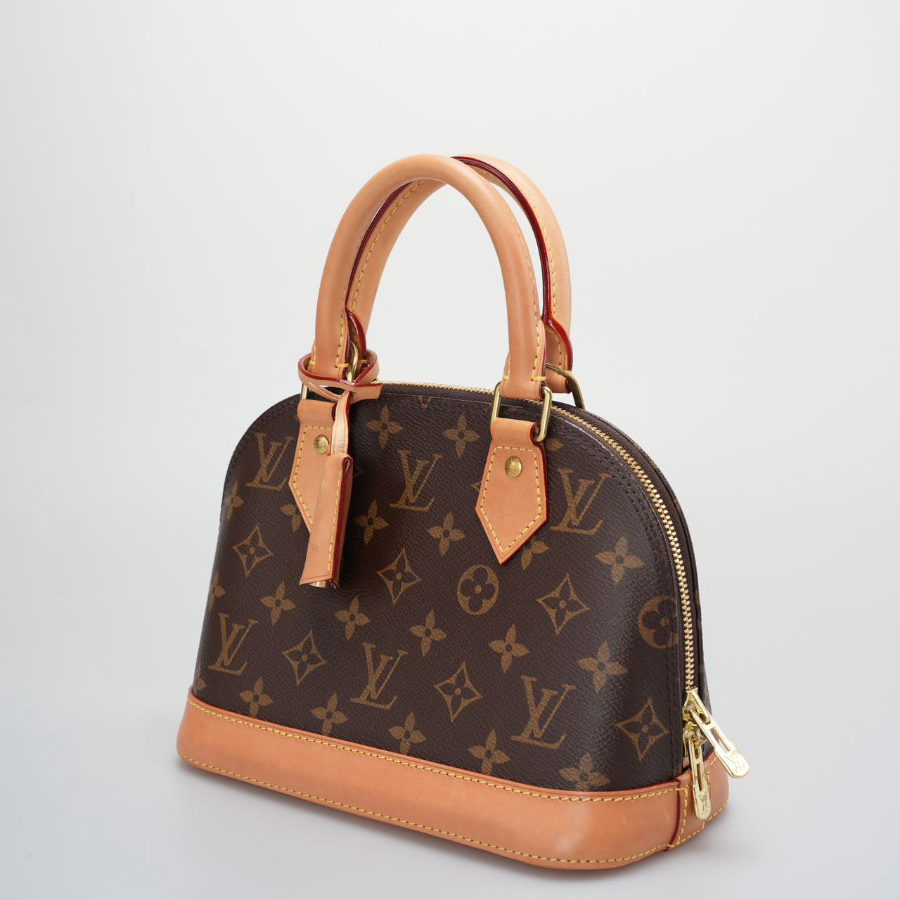 Louis Vuitton Alma BB Monogram Brown Shoulder Bag From 2017