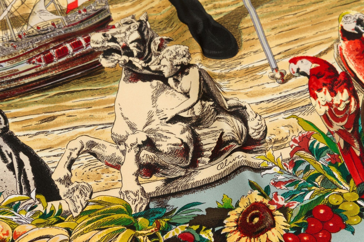 Hermes Les Ameriques Scarf by Oliver