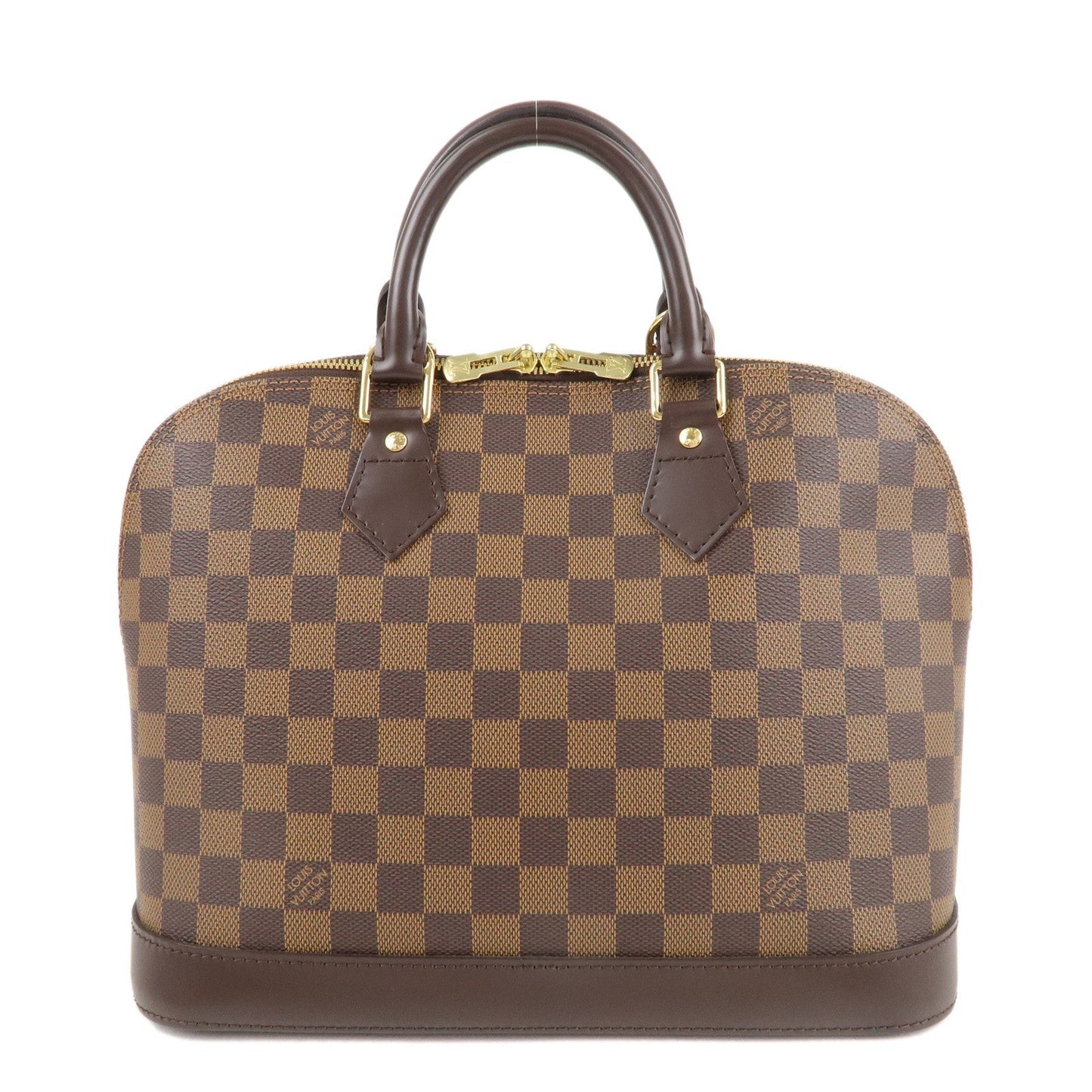 Louis Vuitton Damier Alma PM Hand Bag Brown N51131