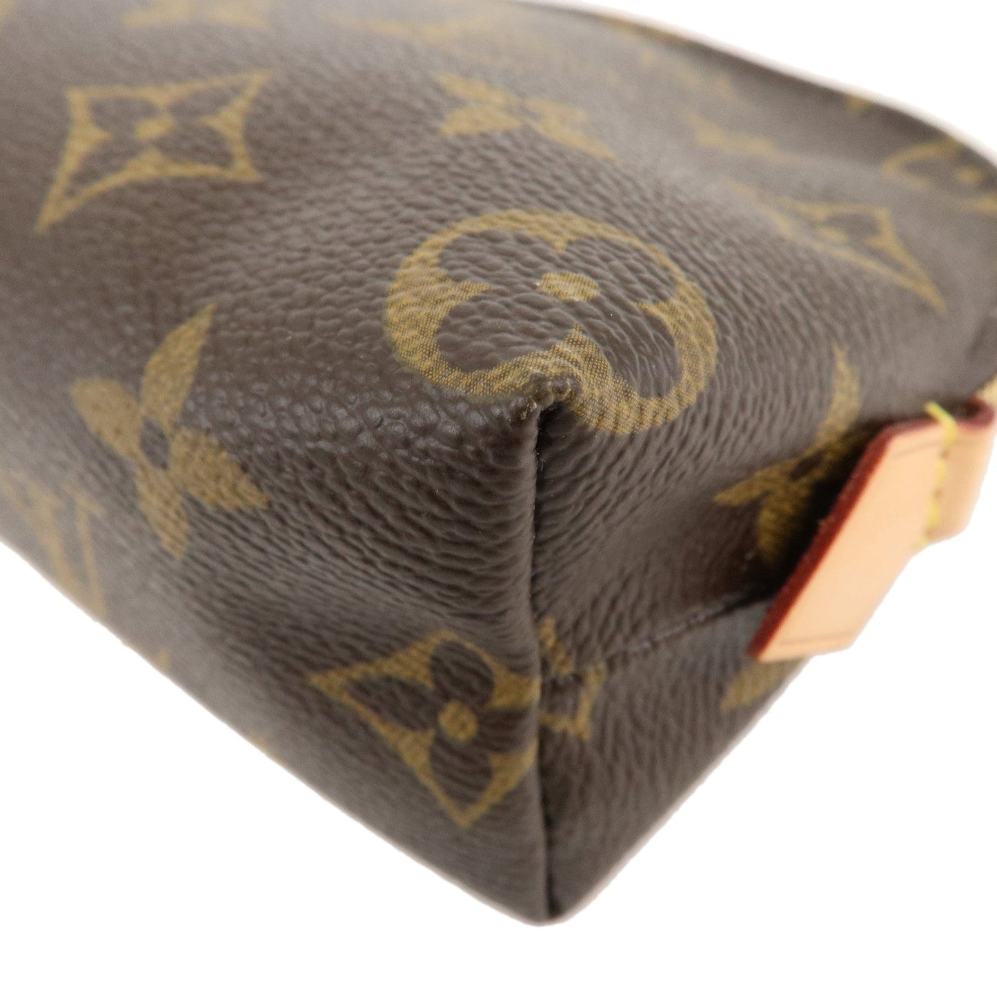 Louis Vuitton Monogram Pochette Cosmetic Pouch Brown M47515