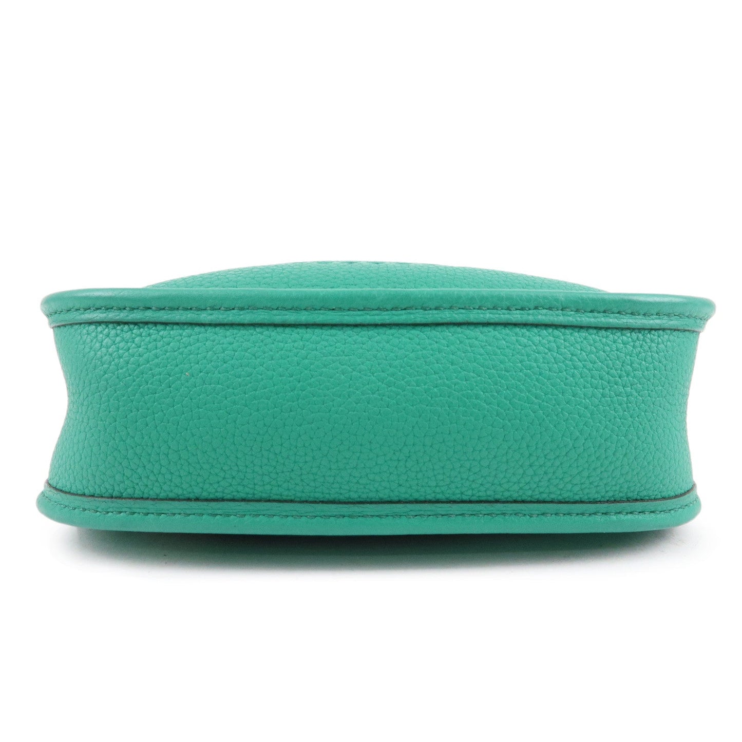Luxury Hermes Taurillon Clemence Evelyne TPM Amazon Shoulder Bag Green