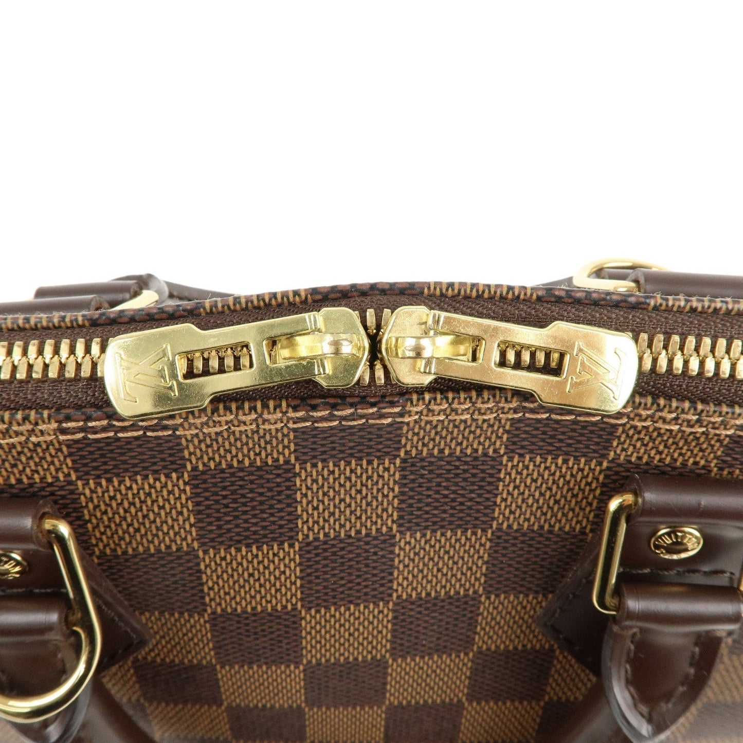 Louis Vuitton Damier Alma Hand Bag Brown N51131