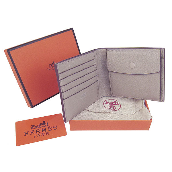 Luxury Hermes Wallet H014 Mens Grey