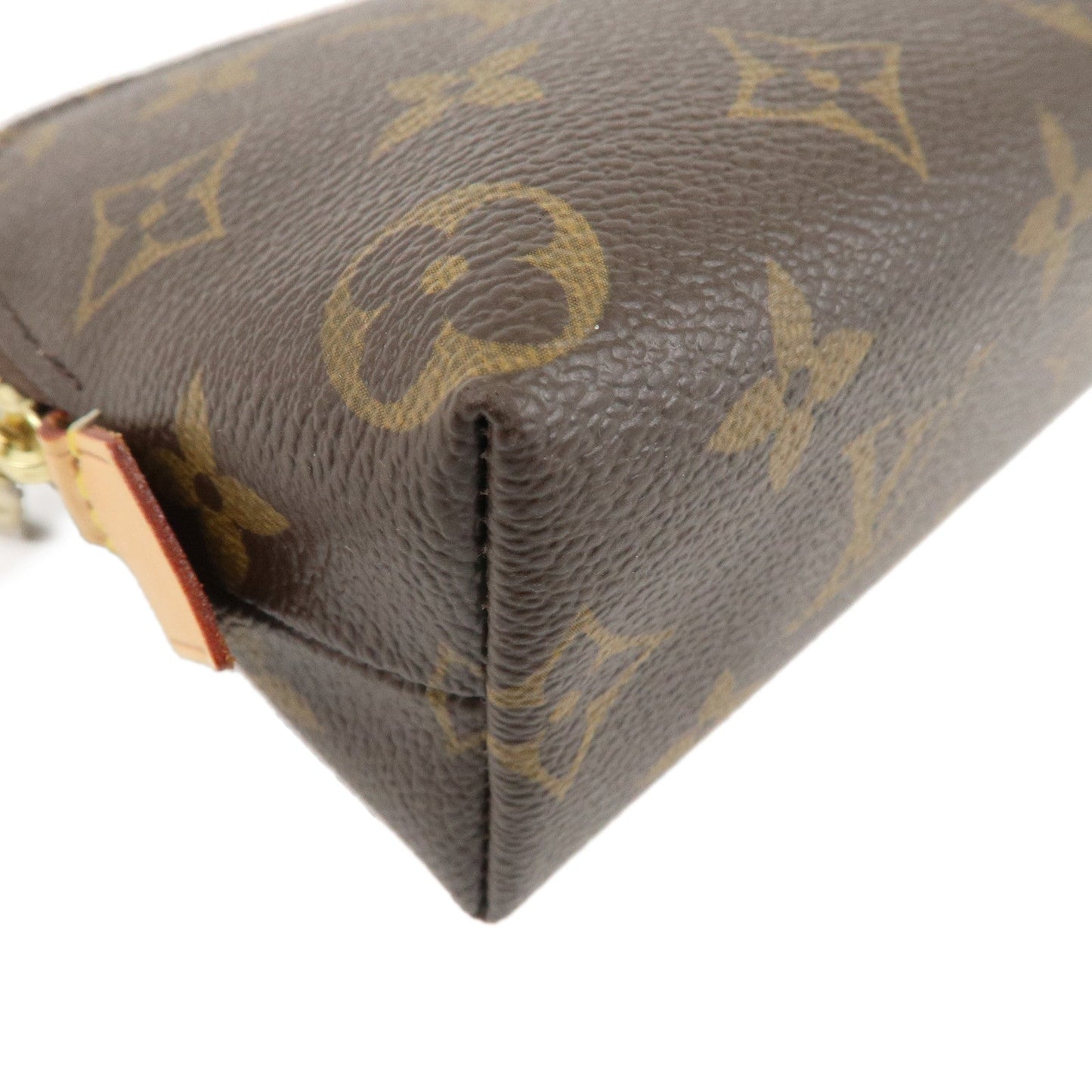 Louis Vuitton Monogram Pochette Cosmetic Pouch Brown M47515