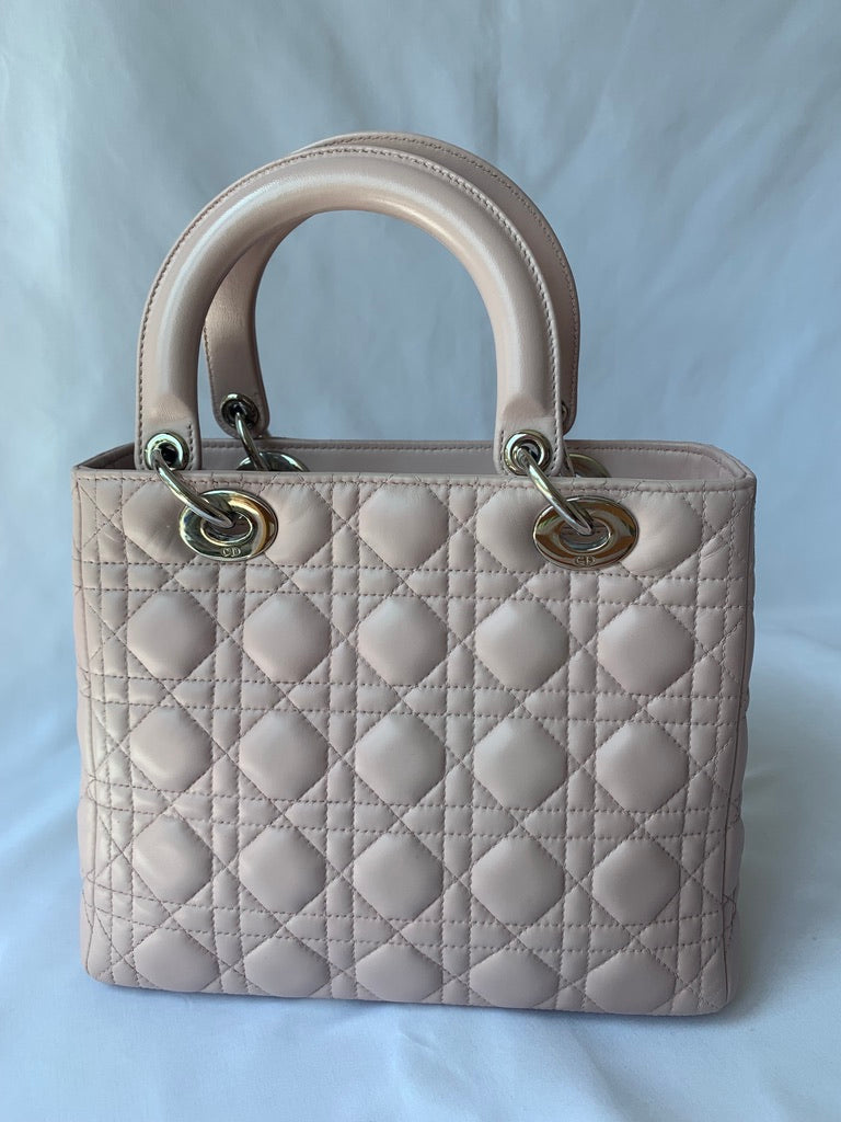 Lady Dior Pink Cannage Leather Medium 96-MA-0132