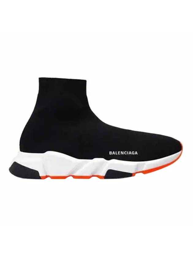 Luxury Balenciaga Trending 2026 Speed Runner High Top Sneakers Black Orange
