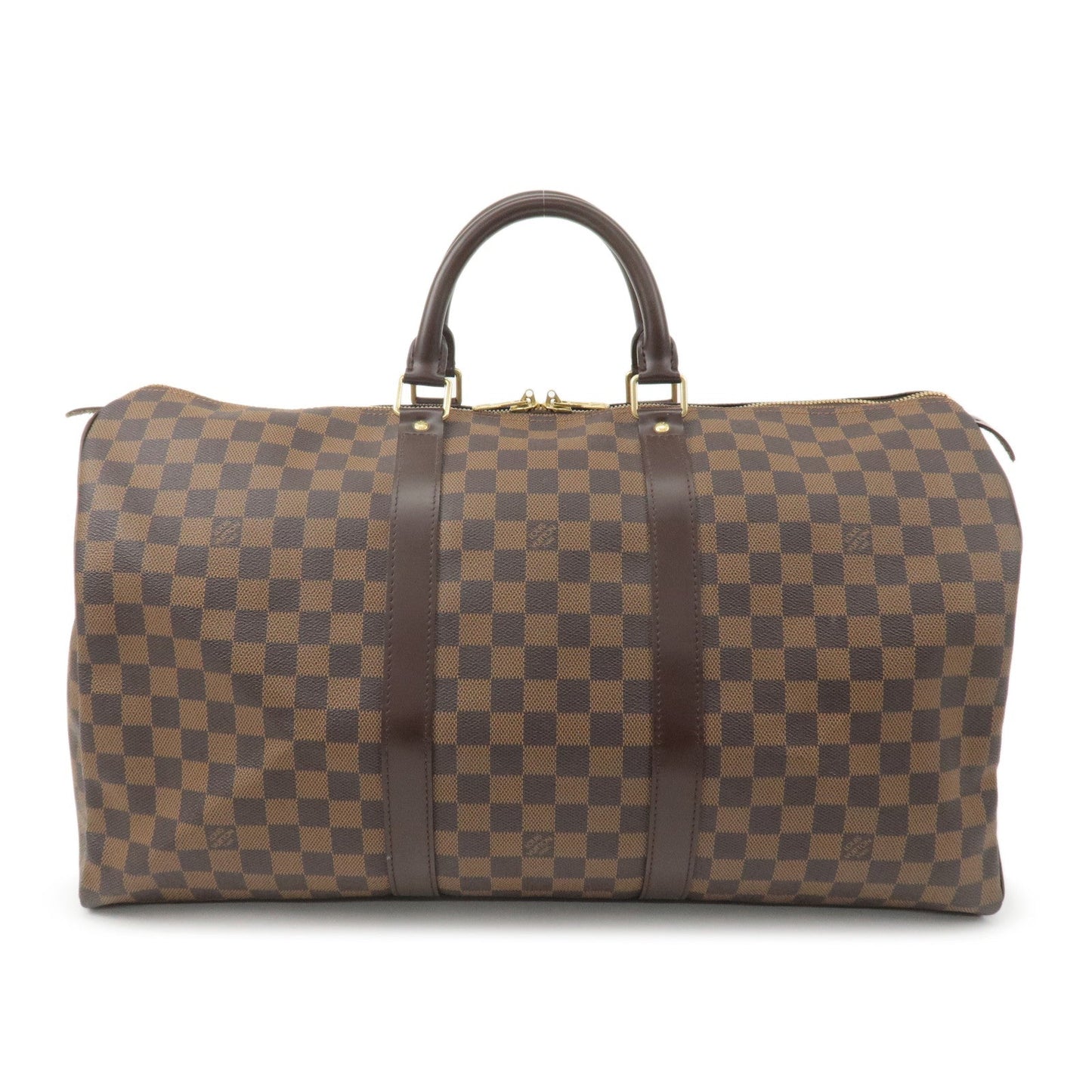 Louis Vuitton Damier Keep All 50 Boston Bag Brown N41427