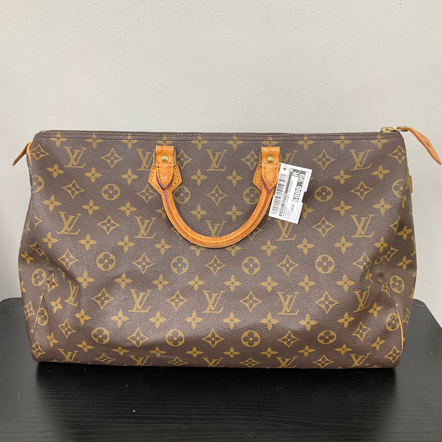 1982  Speedy 40 By Louis Vuitton In Brown Monogram, Size: 40